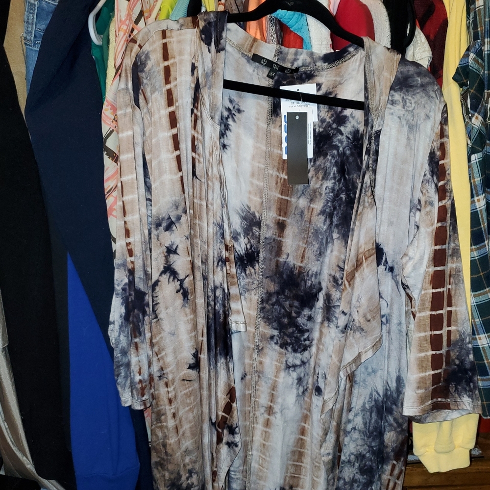 Tie dye kimono/cardigan